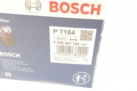 Масляный фильтр bosch F026407184