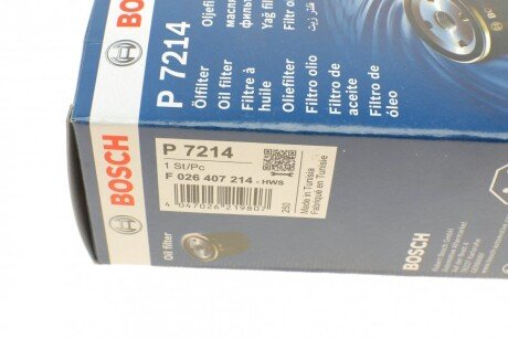 Масляный фильтр bosch F026407214