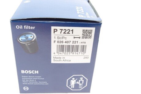 Масляний фільтр bosch F 026 407 221