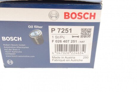 Масляный фильтр bosch F026407251