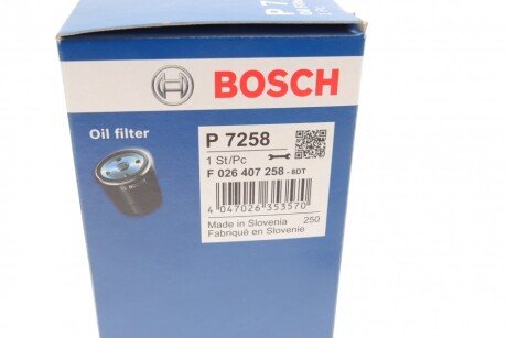 Масляный фильтр bosch F026407258