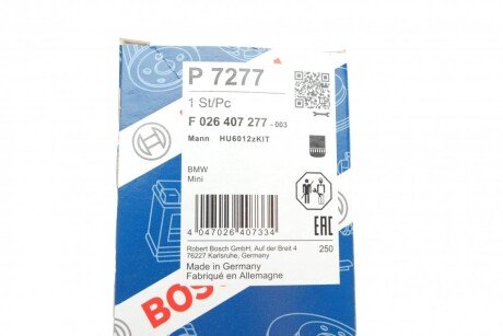 Масляний фільтр bosch F026407277