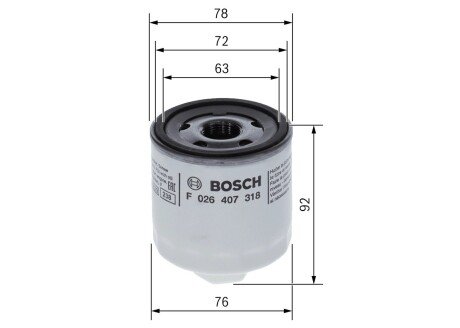 Масляний фільтр bosch F026407318