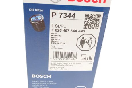 Масляний фільтр bosch F026407344