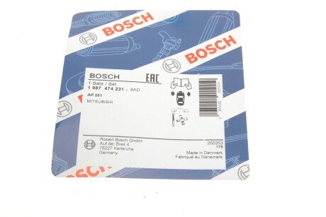 Монтажний к-кт гальмівних колодок bosch 1987474231