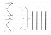 Монтажний к-кт гальмівних колодок bosch 1 987 474 350