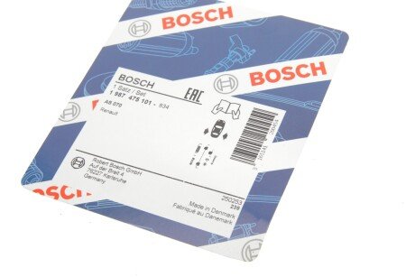 Монтажний к-кт гальмівних колодок bosch 1 987 475 101