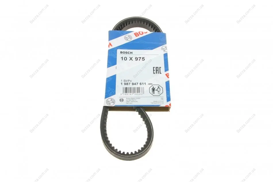 Пасок клиновидний 10X975 bosch 1 987 947 611