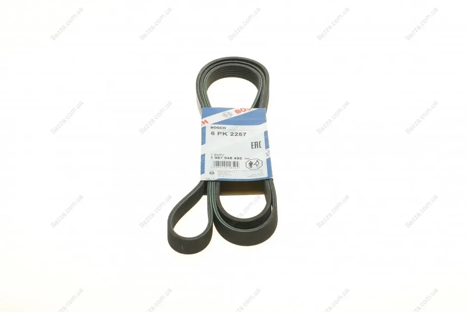 Пасок поліклиновий 6PK2257 bosch 1987948495