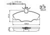 Передні тормозні (гальмівні) колодки bosch 0986424227