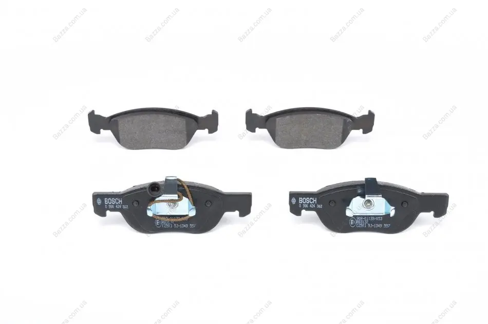 Передние тормозные колодки bosch 0986424362