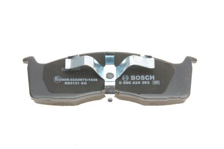 Передні тормозні (гальмівні) колодки bosch 0986424363