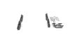 Передние тормозные колодки bosch 0 986 424 469