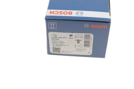 Передние тормозные колодки bosch 0 986 424 471