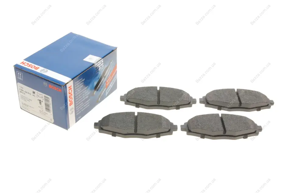 Передние тормозные колодки bosch 0986424512