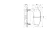 Передние тормозные колодки bosch 0986424535