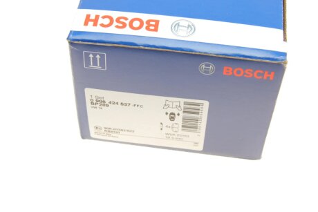 Передні тормозні (гальмівні) колодки bosch 0986424537