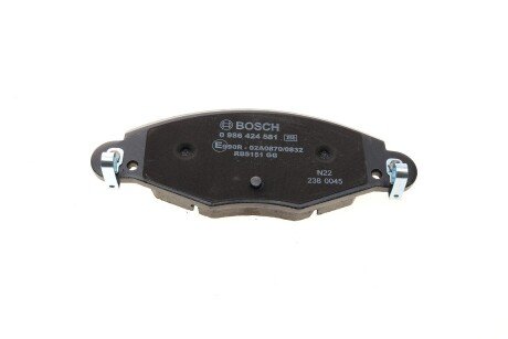 Передние тормозные колодки bosch 0986424581