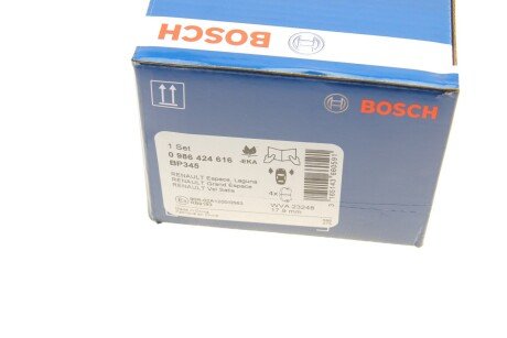 Передні тормозні (гальмівні) колодки bosch 0986424616