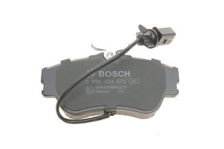 Передние тормозные колодки bosch 0 986 424 672