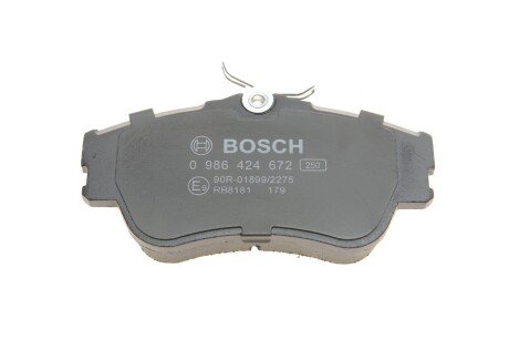 Передние тормозные колодки bosch 0 986 424 672