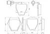 Передні тормозні (гальмівні) колодки Bosch 0 986 424 689 (фото 5)