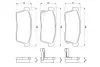 Передні тормозні (гальмівні) колодки Bosch 0 986 424 695 (фото 5)