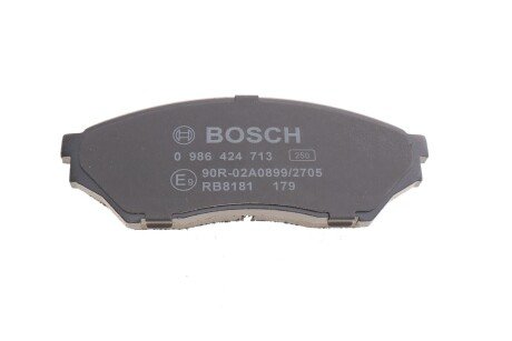 Передние тормозные колодки bosch 0986424713
