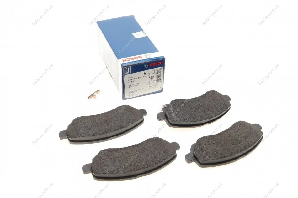 Передние тормозные колодки bosch 0986424716