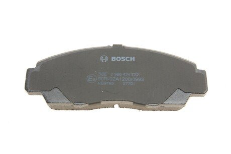 Передні тормозні (гальмівні) колодки bosch 0986424722