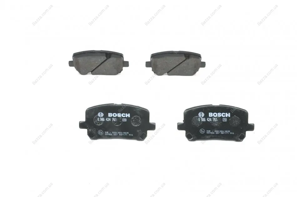 Передние тормозные колодки bosch 0986424761