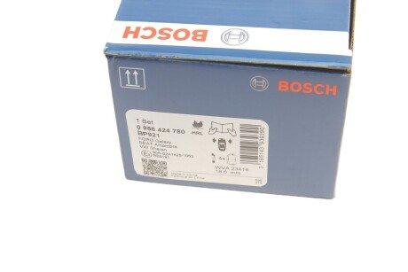 Передні тормозні (гальмівні) колодки bosch 0986424780