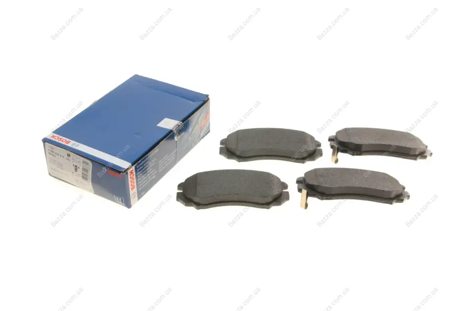 Передние тормозные колодки bosch 0 986 424 815