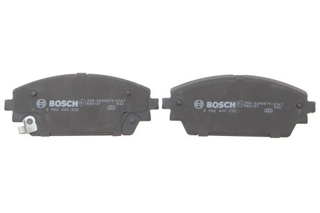 Передні тормозні (гальмівні) колодки bosch 0986460232
