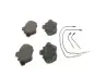 Передние тормозные колодки bosch 0 986 460 950