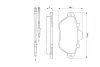 Передние тормозные колодки bosch 0 986 460 950