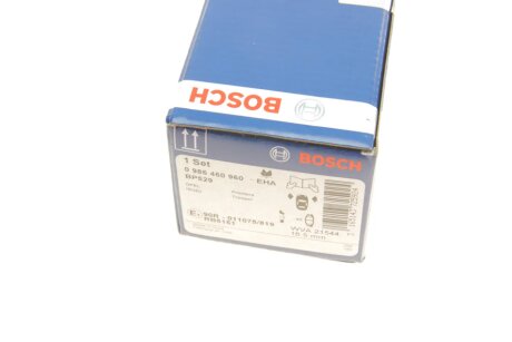 Передні тормозні (гальмівні) колодки bosch 0986460960
