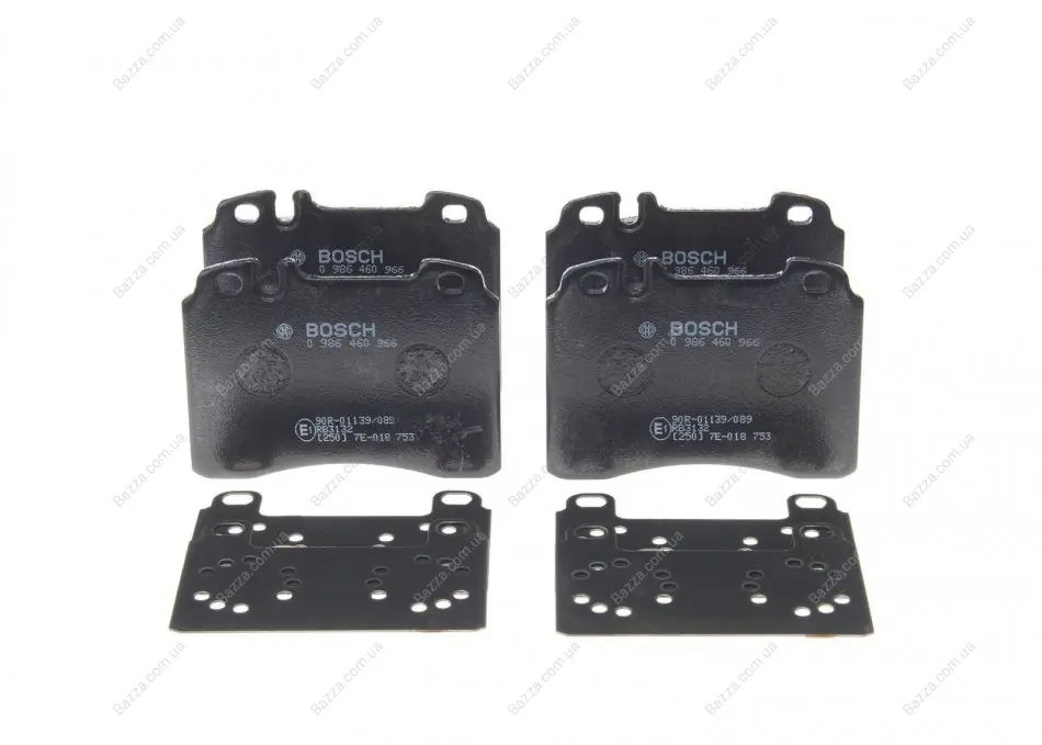 Передние тормозные колодки bosch 0986460966