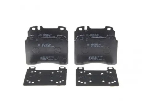 Передние тормозные колодки bosch 0986460966 Мерседес W210
