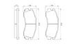 Передние тормозные колодки bosch 0 986 460 984