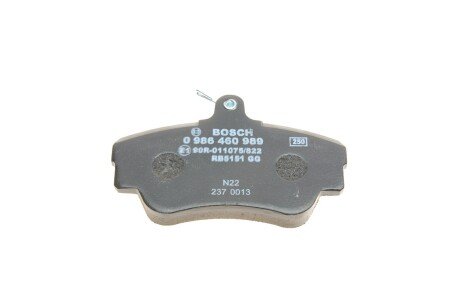 Передні тормозні (гальмівні) колодки bosch 0986460989