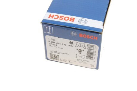 Передні тормозні (гальмівні) колодки bosch 0986461123