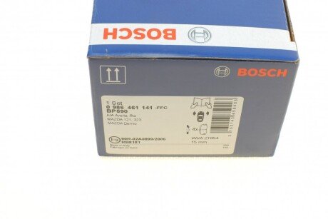 Передні тормозні (гальмівні) колодки bosch 0986461141