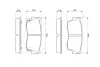 Передні тормозні (гальмівні) колодки Bosch 0986461750 (фото 5)