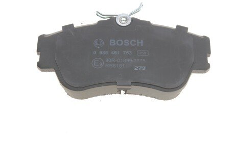 Передние тормозные колодки bosch 0 986 461 753