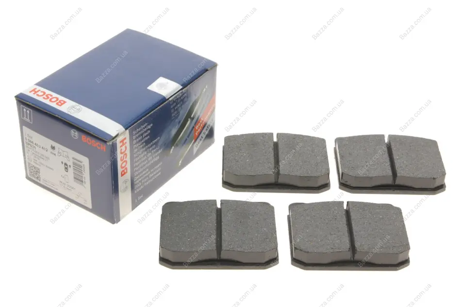 Передние тормозные колодки bosch 0986463412