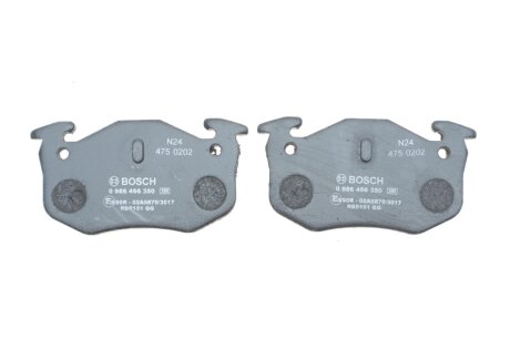 Передние тормозные колодки bosch 0986466350