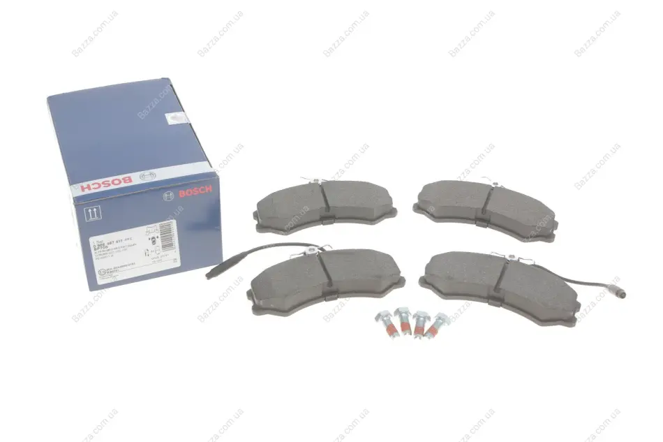 Передние тормозные колодки bosch 0 986 467 411