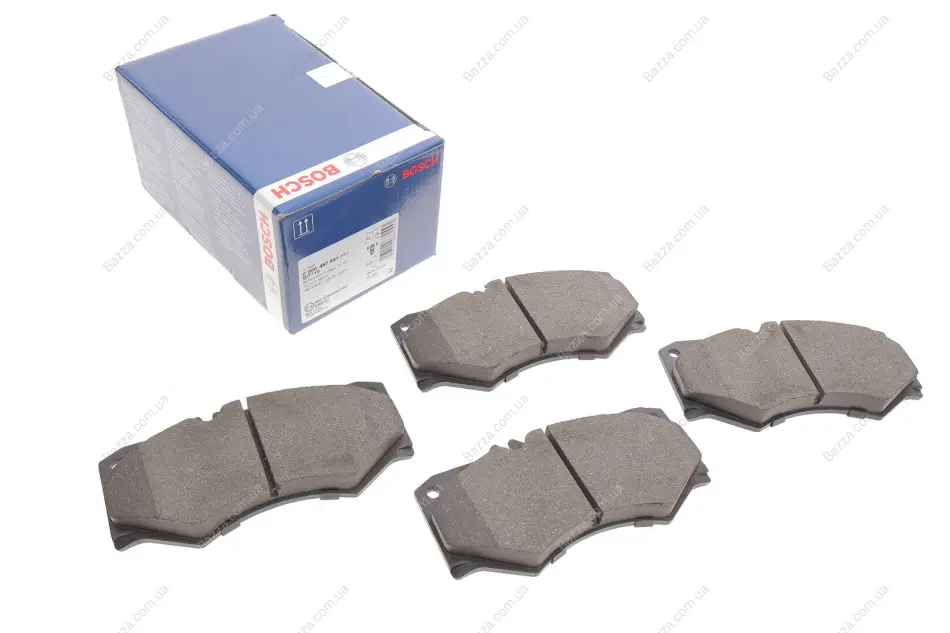 Передні тормозні (гальмівні) колодки Bosch 0 986 467 841 (фото 1)