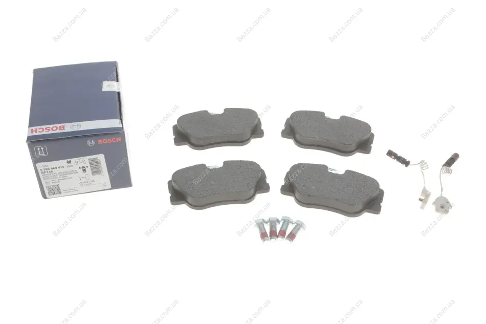 Передні тормозні (гальмівні) колодки Bosch 0 986 469 410 (фото 1)